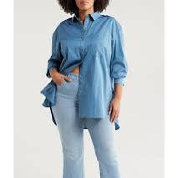 NWT Harshman Vivant Tunic,  Stellar-Blue - 3X - Picture 1 of 4